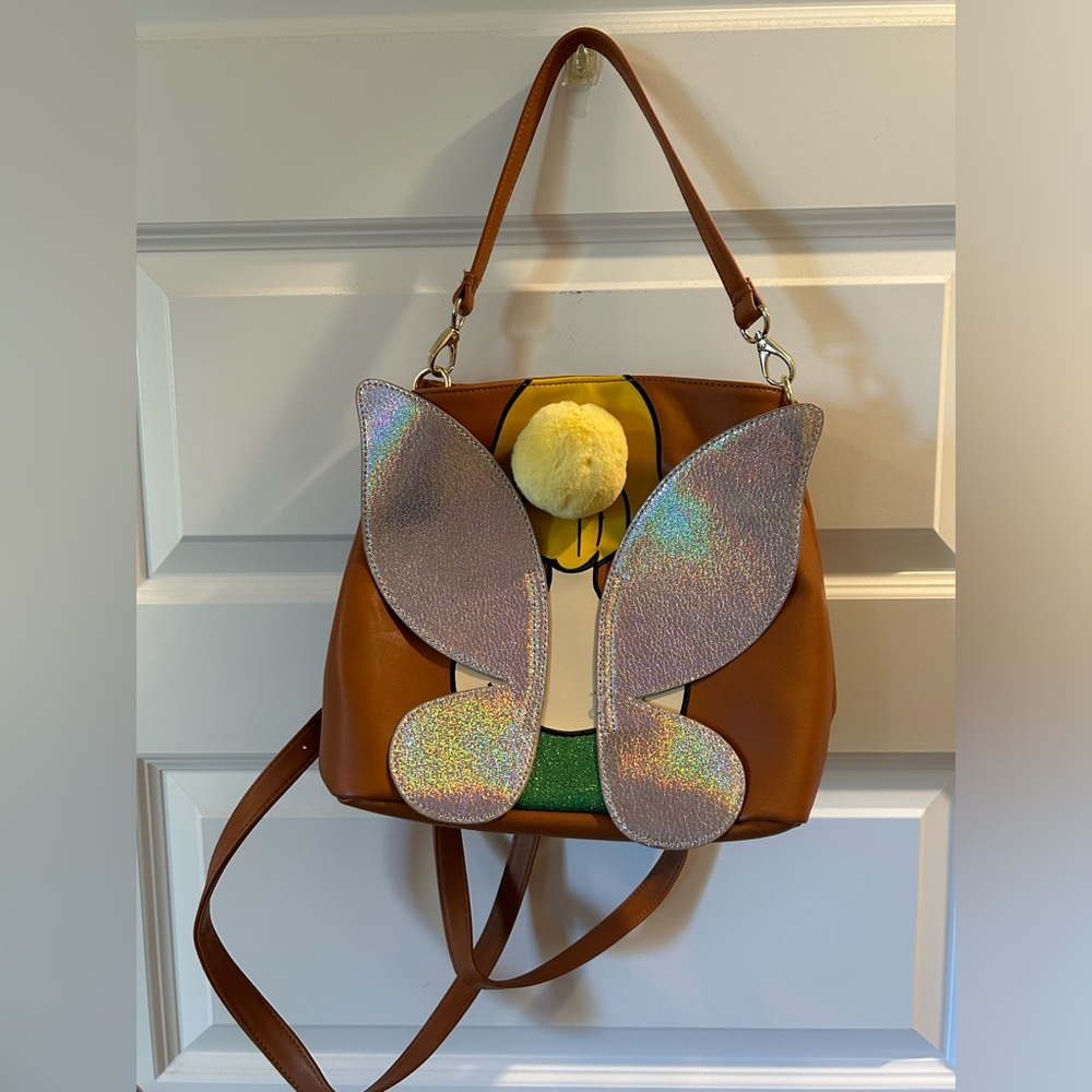 Disney Danielle Nicole Tinker Bell Backpack Purse Convertible Top Handle